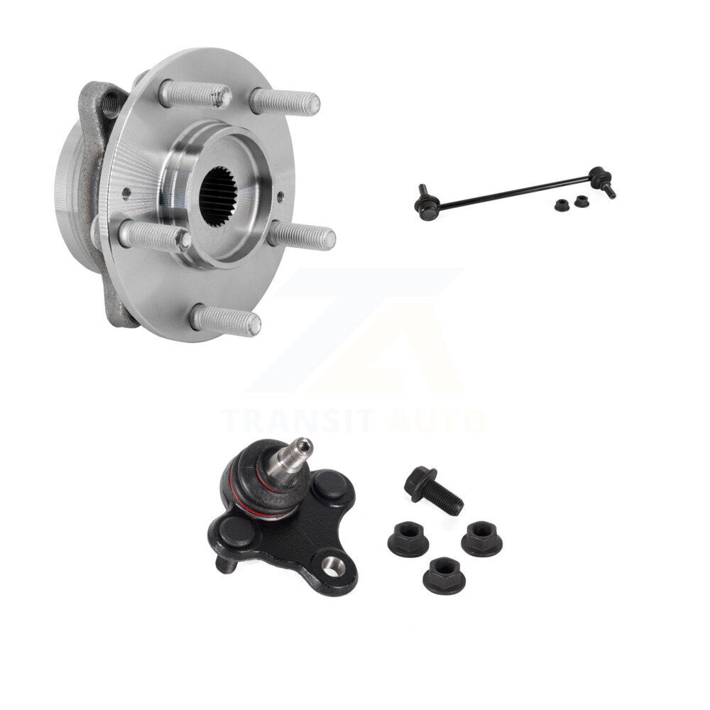 Hub Bearing Link kit Lower Ball Joint Front Left Kit For 2018-2022 Hyundai Kona