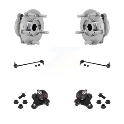 Hub Bearing Lower Ball Joint Sway Bar Link Front Kit For 2018-2022 Hyundai Kona