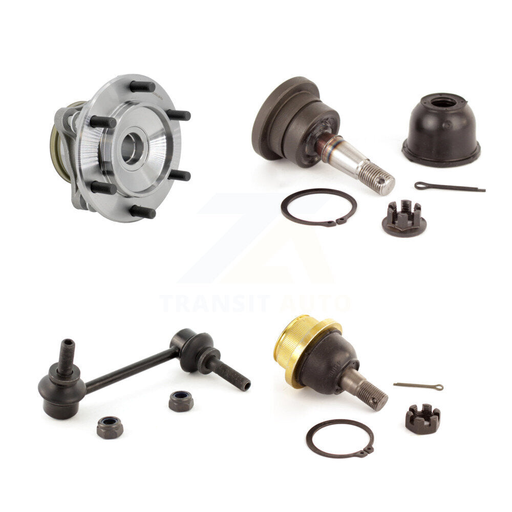 Hub Bearing Link kit & Upper Lower Ball Joint Front Right Kit For Toyota Tacoma