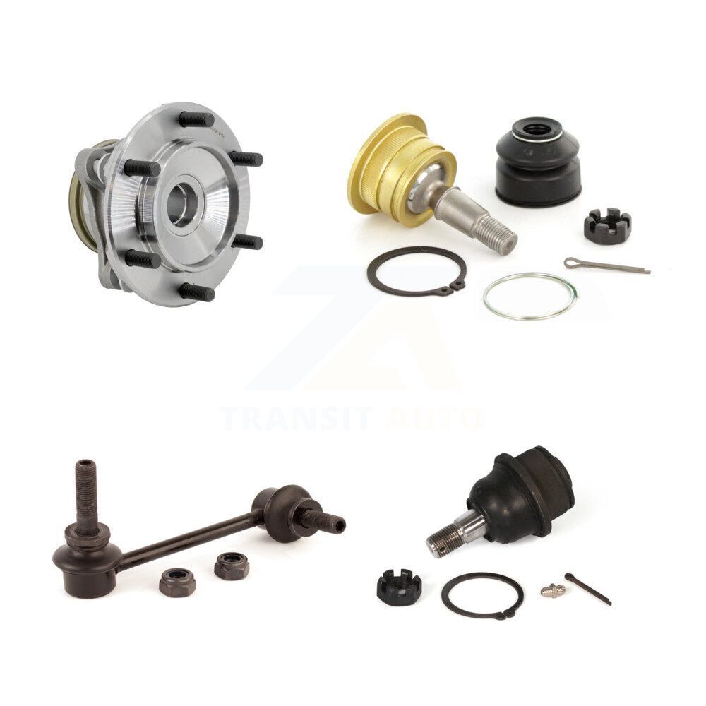 Hub Bearing Link kit & Upper Lower Ball Joint Front Right Kit For Toyota 4Runner