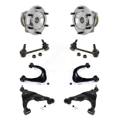 Bearing Lower Upper Control Arm with BJ & Link Front Kit (8Pc) For Toyota Tacoma