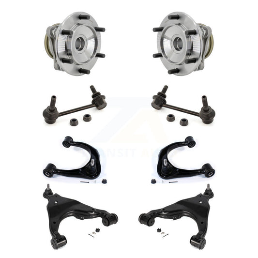 Bearing Lower Upper Control Arm with BJ & Link Front Kit (8Pc) For Toyota Tacoma