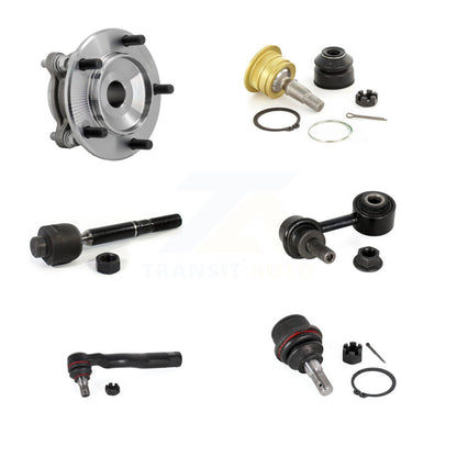 Hub Bearing Link kit Upper Lower Ball Joint Outer Inner Tie Rod Front Right Kit For