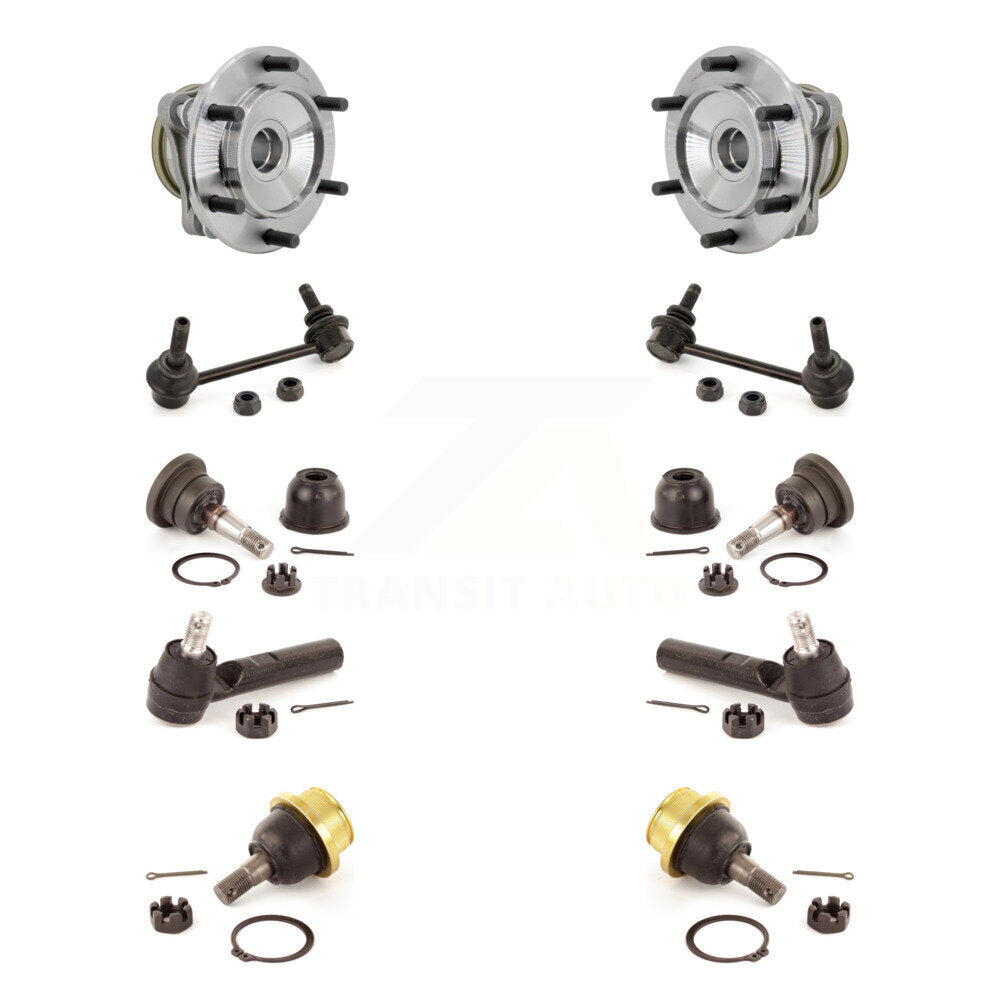 Bearing Upper Lower Ball Joint Outer Tie Rod & Link Front Kit For Toyota Tacoma
