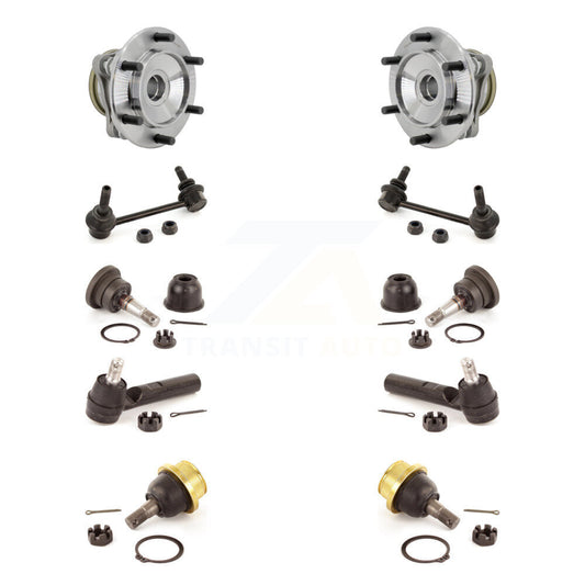 Bearing Upper Lower Ball Joint Outer Tie Rod & Link Front Kit For Toyota Tacoma