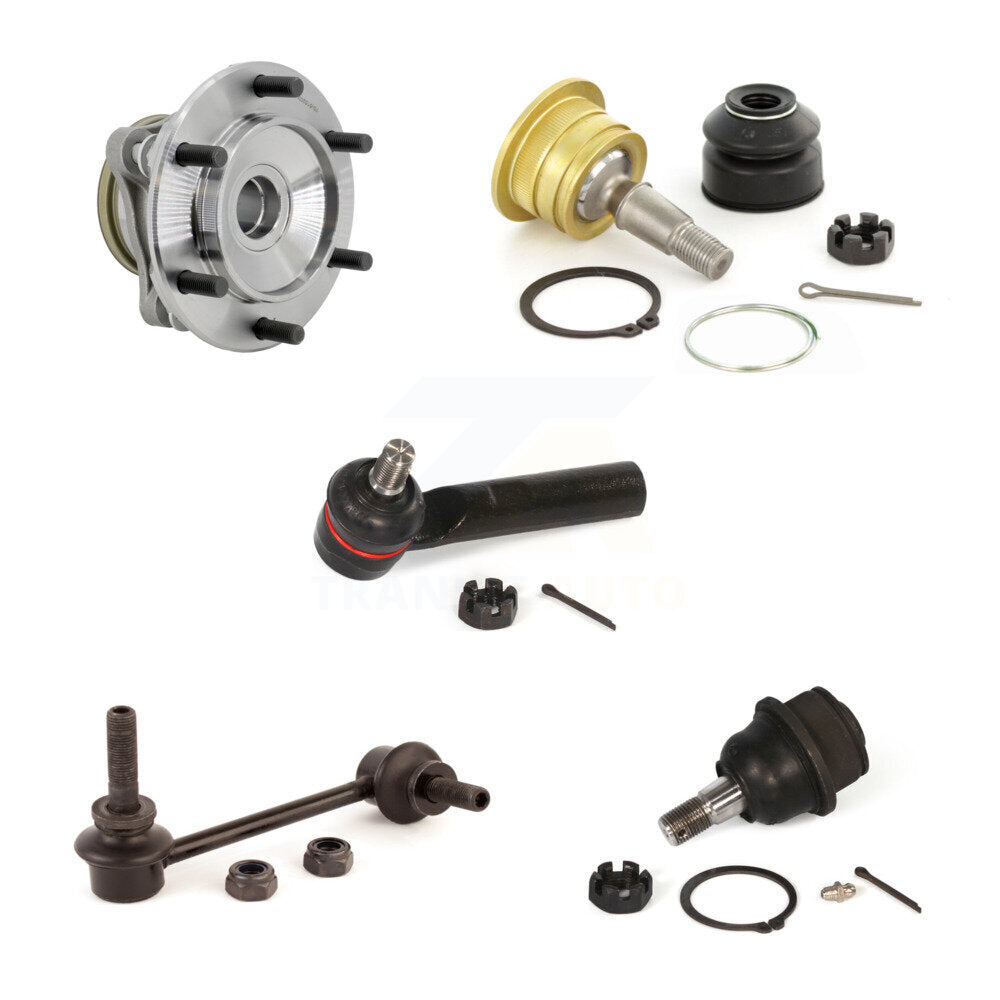 Hub Bearing Link kit Upper Lower Ball Joint Outer Tie Rod Front Right Kit For FJ