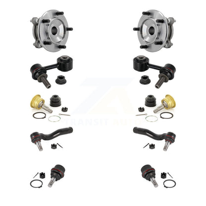 Bearing Upper Lower Ball Joint Outer Tie Rod & Link Front Kit (10Pc) For Toyota