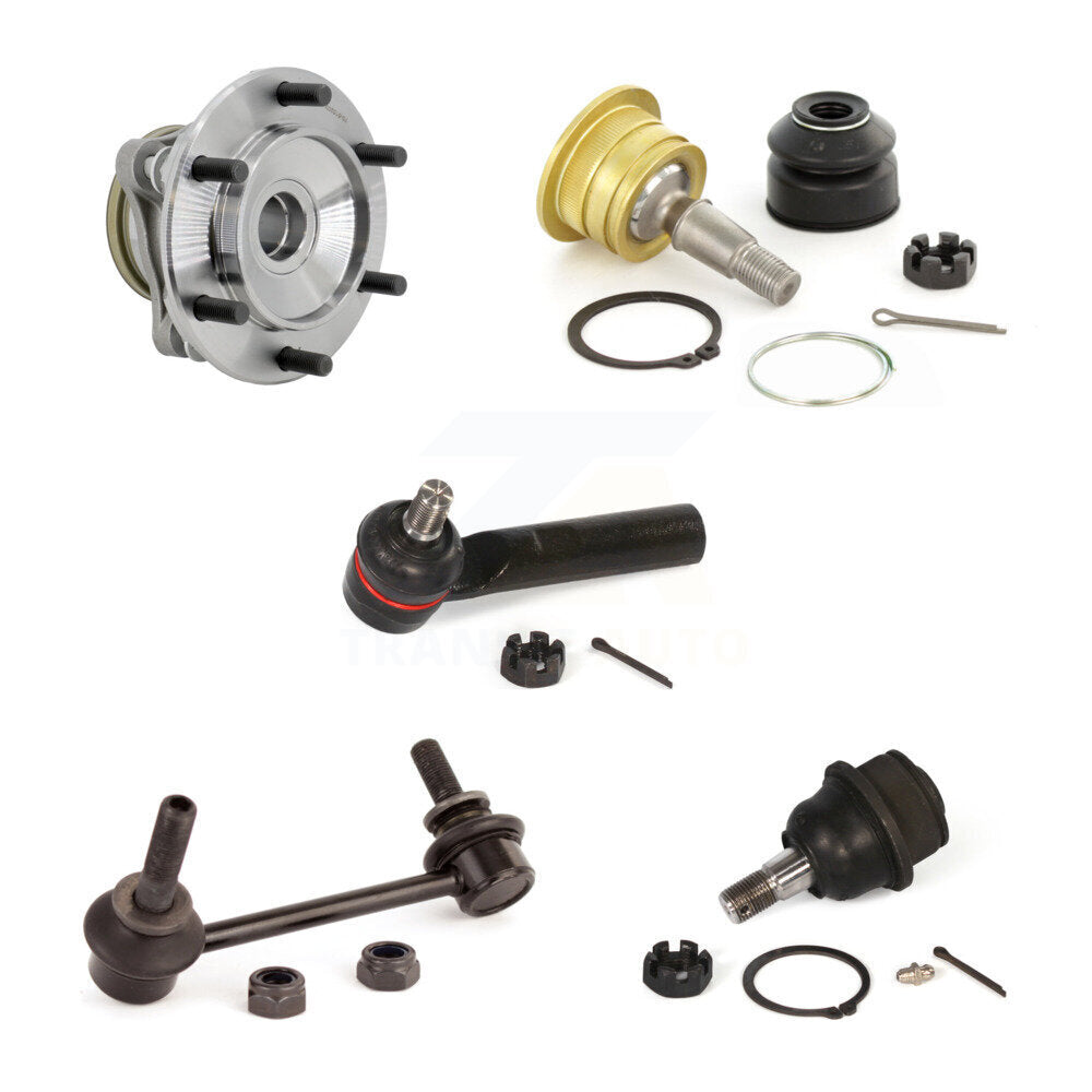 Hub Bearing Link kit Upper Lower Ball Joint Outer Tie Rod Front Left Kit For FJ