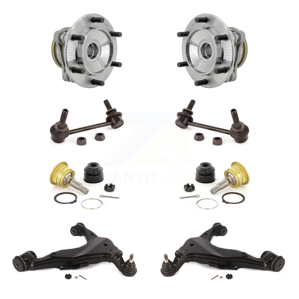 Bearing Lower Control Arm Upper Ball Joint Outer Tie Rod & Link Front Kit For FJ