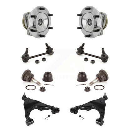 Hub Bearing Lower Control Arm Upper Ball Joint Outer Tie Rod Link Front Kit For