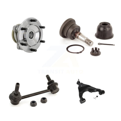 Hub Bearing Link kit Lower Control Arm And Upper Ball Joint Front Left Kit For