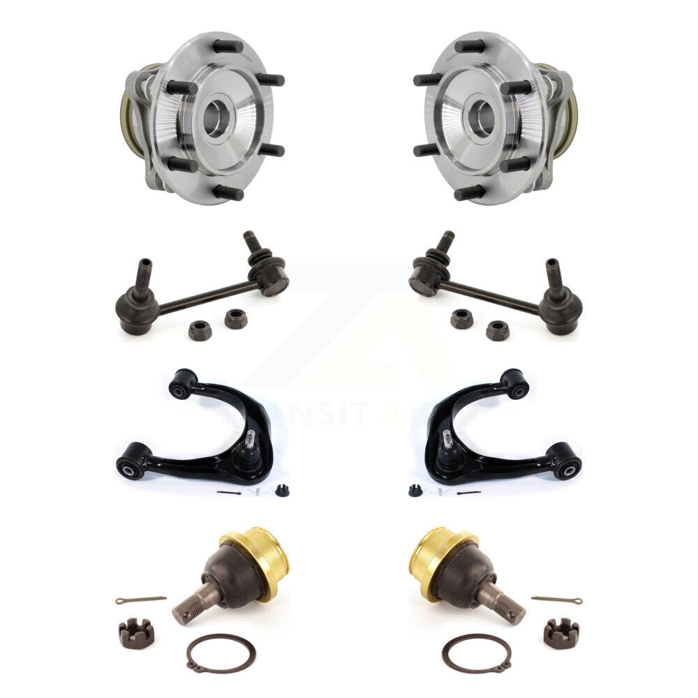 Hub Bearing Lower Ball Joint Upper Control Arm Link Front Kit For Toyota Tacoma