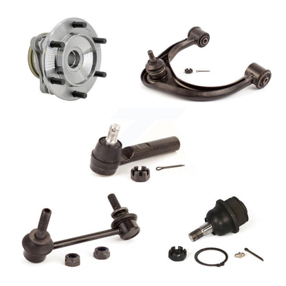 Hub Bearing Link kit Upper Control Arm Lower Ball Joint Outer Tie Rod Front Left Kit For