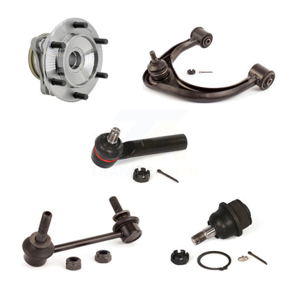 Hub Bearing Link kit Upper Control Arm Lower Ball Joint Outer Tie Rod Front Left Kit For