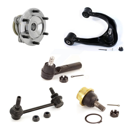 Hub Bearing Link kit Upper Control Arm Lower Ball Joint Outer Tie Rod Front Left Kit For