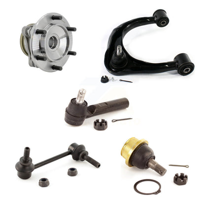 Hub Bearing Link kit Upper Control Arm Lower Ball Joint Outer Tie Rod Front Right Kit For