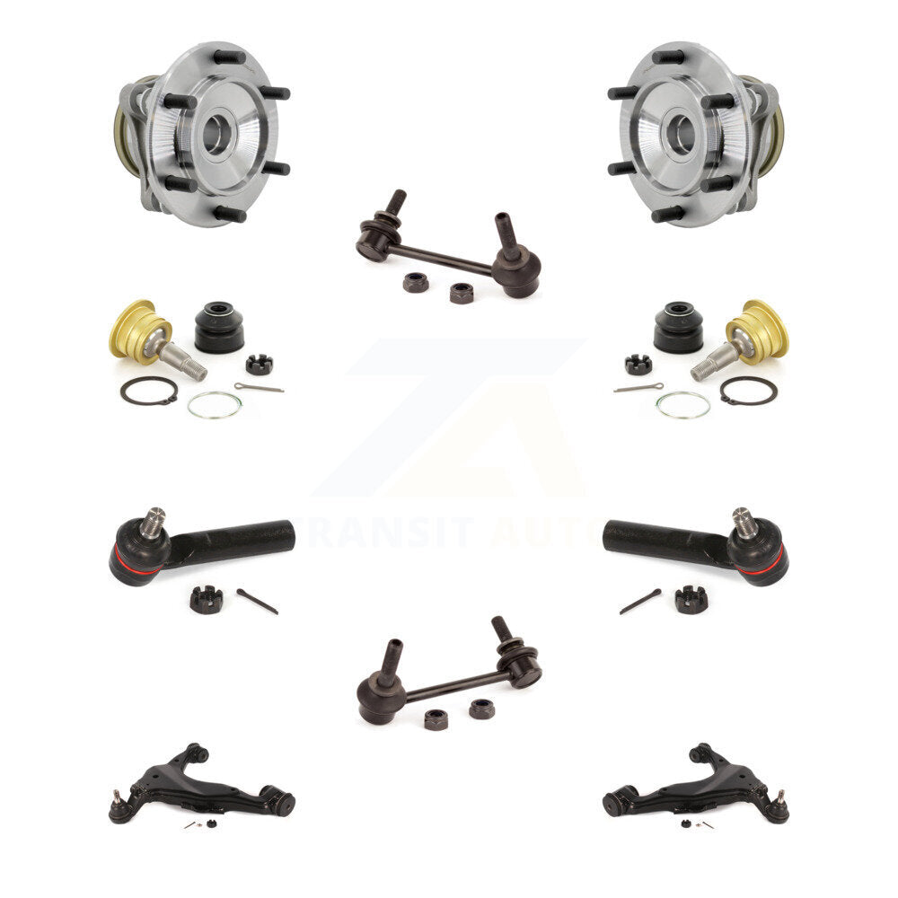 Bearing Lower Control Arm Upper Ball Joint Outer Tie Rod & Link Front Kit For FJ
