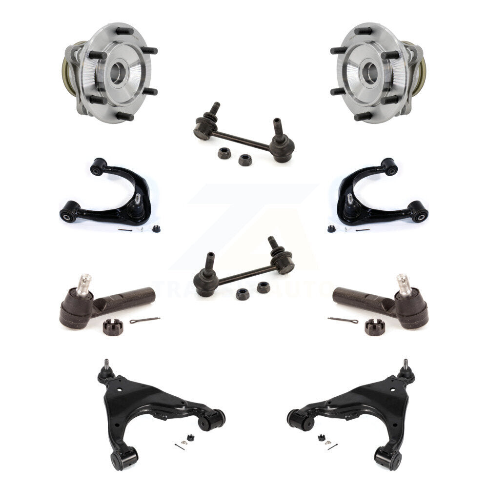 Bearing Lower Upper Control Arm Outer Tie Rod & Link Front Kit For Toyota Tacoma