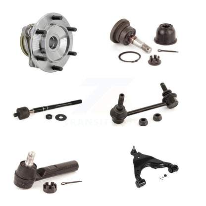Hub Bearing Link kit Lower Control Arm Upper Ball Joint Outer Inner Tie Rod Front Left Kit For