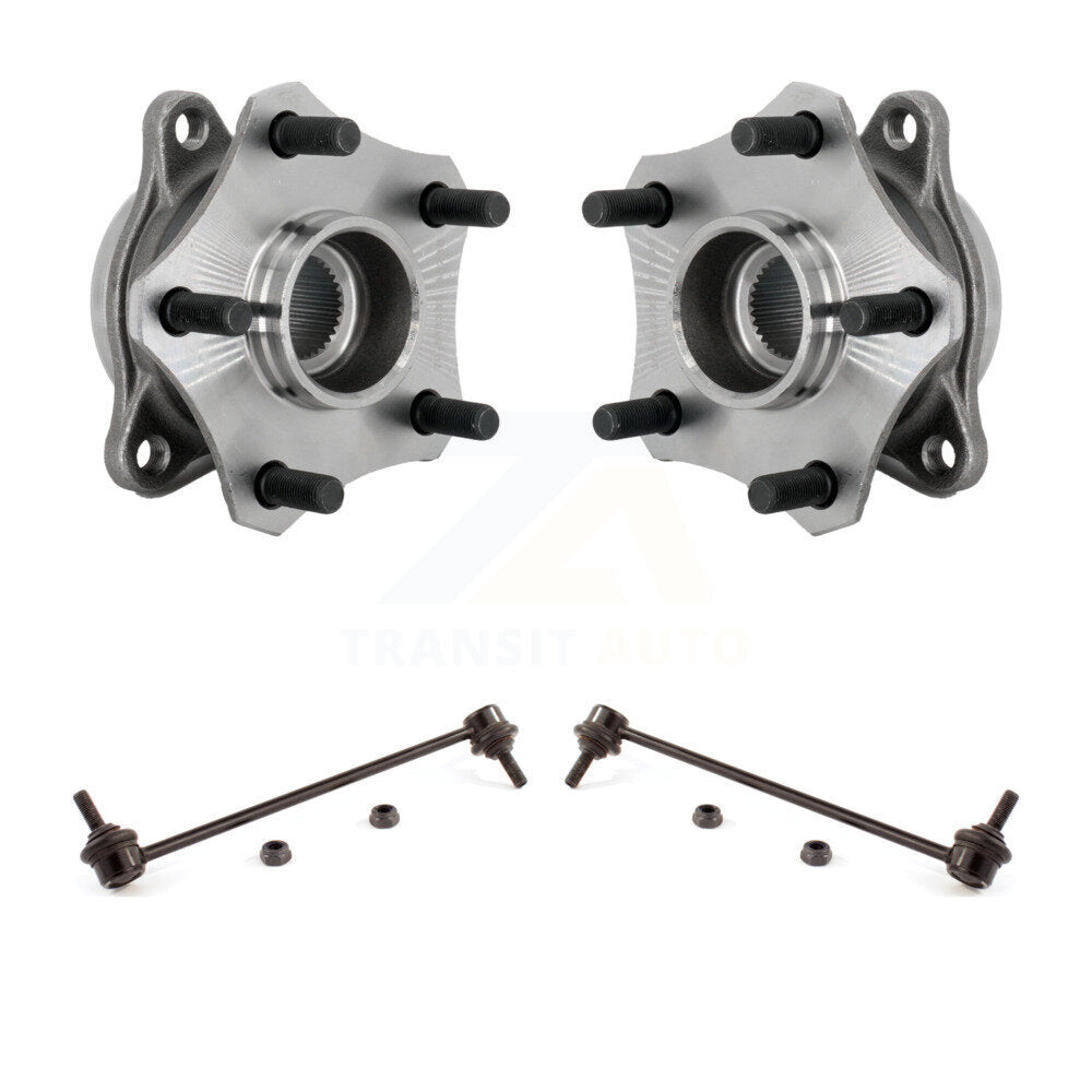 Hub Bearing Assembly And Link Front Kit For 2010-2013 Suzuki Kizashi