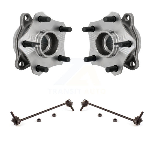 Hub Bearing Assembly And Link Front Kit For 2010-2013 Suzuki Kizashi
