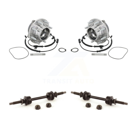 Hub Bearing Assembly Link Front Kit For Ford F-450 Super Duty With 8 Lug Wheels