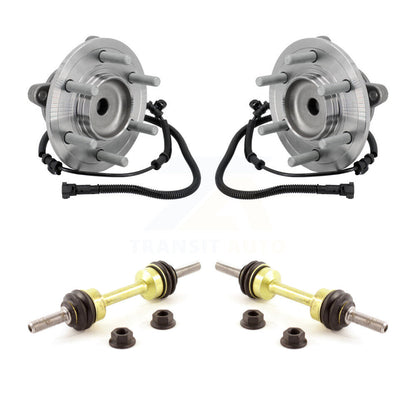 Hub Bearing Assembly And Link Front Kit For 2015-2017 Ford F-150 RWD