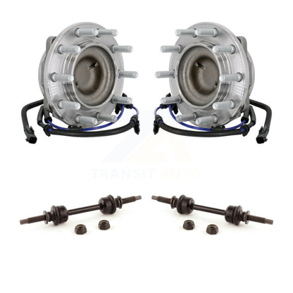 Hub Bearing Assembly And Link Front Kit For Ford F-450 Super Duty F-550 4 X 2
