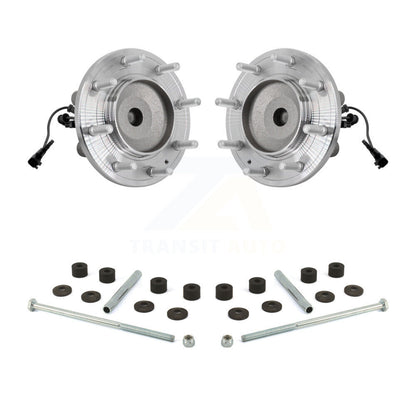 Hub Bearing Assembly & Link Front Kit For GMC Sierra 3500 HD Chevrolet Silverado