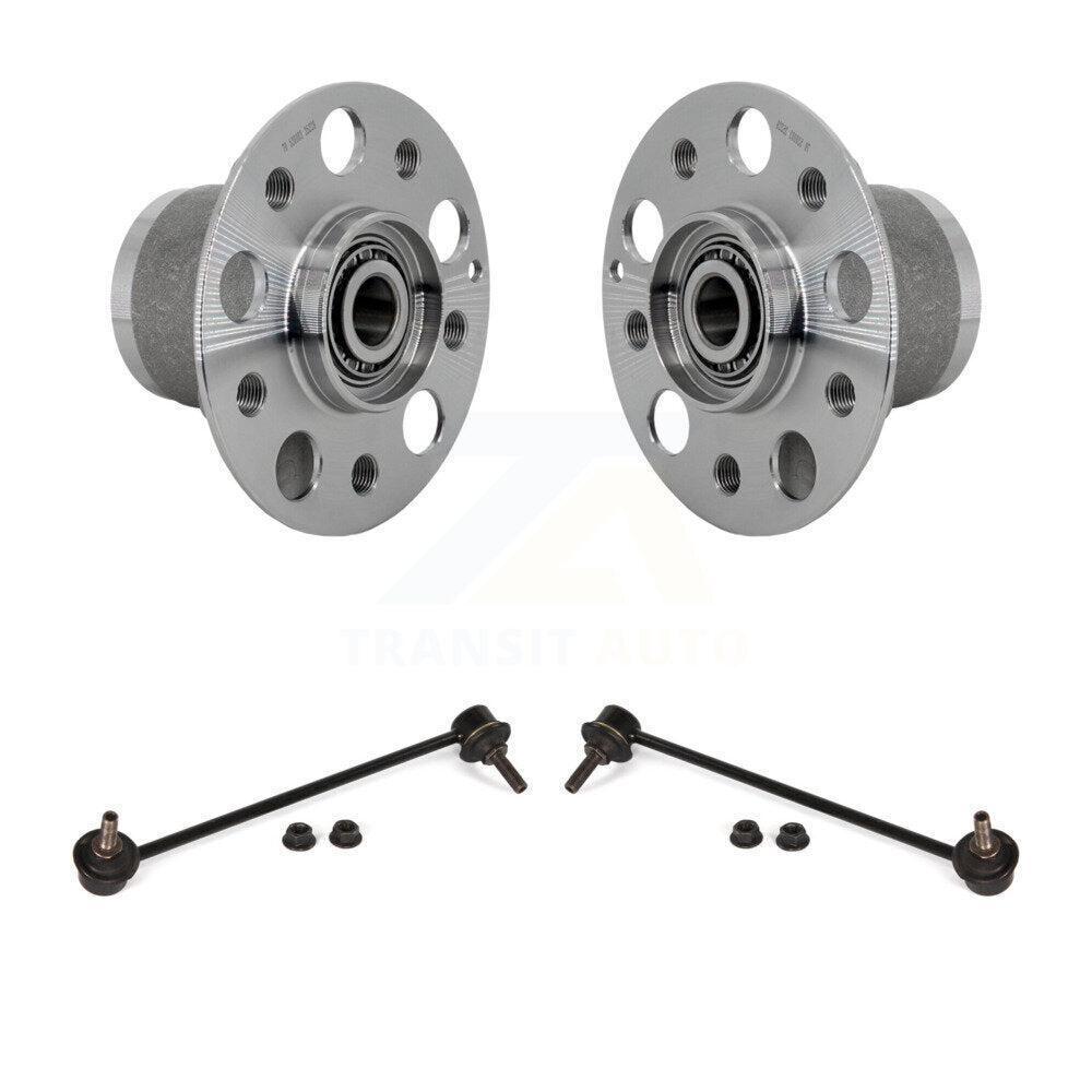 Hub Bearing Assembly And Link Front Kit For 2006-2007 Mercedes-Benz C350 RWD