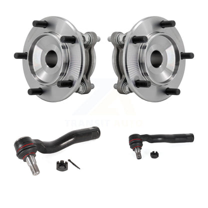 Wheel Bearing And Tie Rod End Front Kit For Toyota Tundra Sequoia RWD