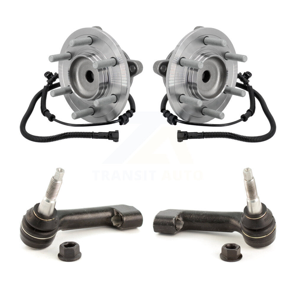 Wheel Bearing And Tie Rod End Front Kit For 2015-2017 Ford F-150 RWD