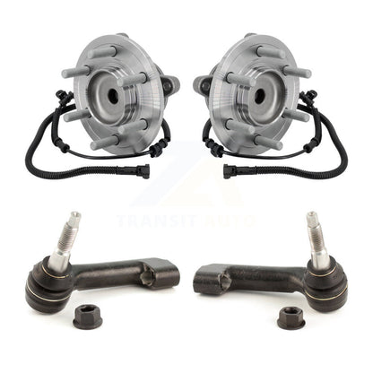 Wheel Bearing And Tie Rod End Front Kit For 2015-2017 Ford F-150 RWD
