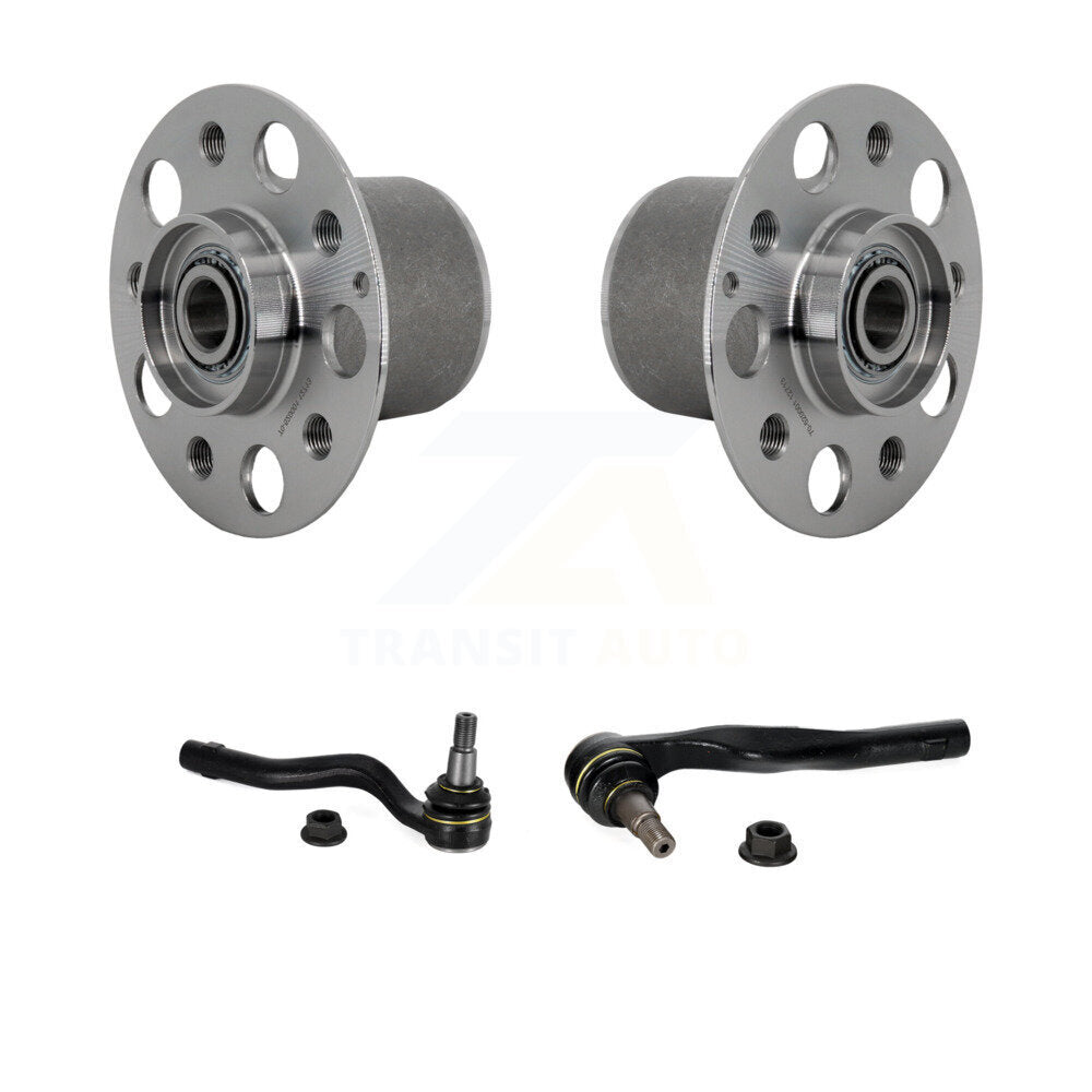 Wheel Bearing & Tie Rod End Front Kit For Mercedes-Benz E350 E400 E250 E550 E63