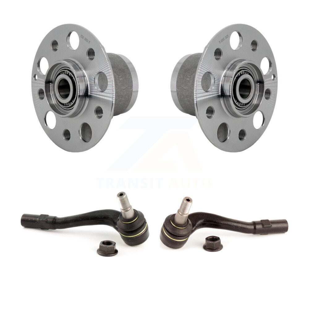 Wheel Bearing And Tie Rod End Front Kit For 2006-2007 Mercedes-Benz C350 RWD