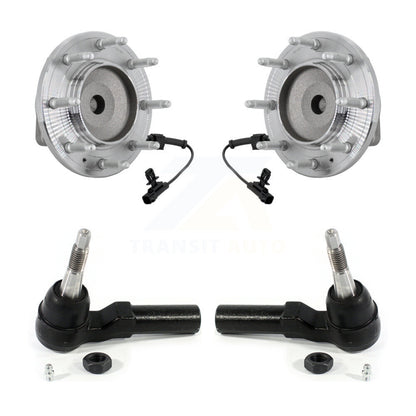 Wheel Bearing & Tie Rod End Front Kit For GMC Chevrolet Sierra 2500 HD Silverado