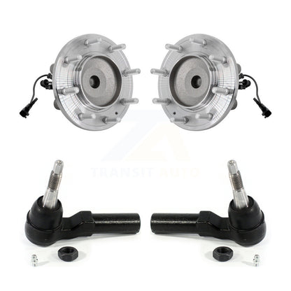Wheel Bearing & Tie Rod End Front Kit For GMC Sierra 3500 HD Chevrolet Silverado
