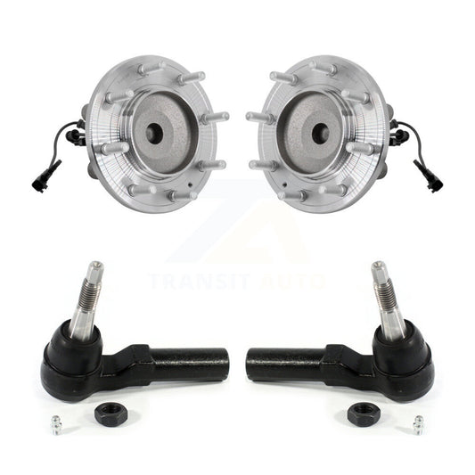 Wheel Bearing & Tie Rod End Front Kit For GMC Sierra 3500 HD Chevrolet Silverado