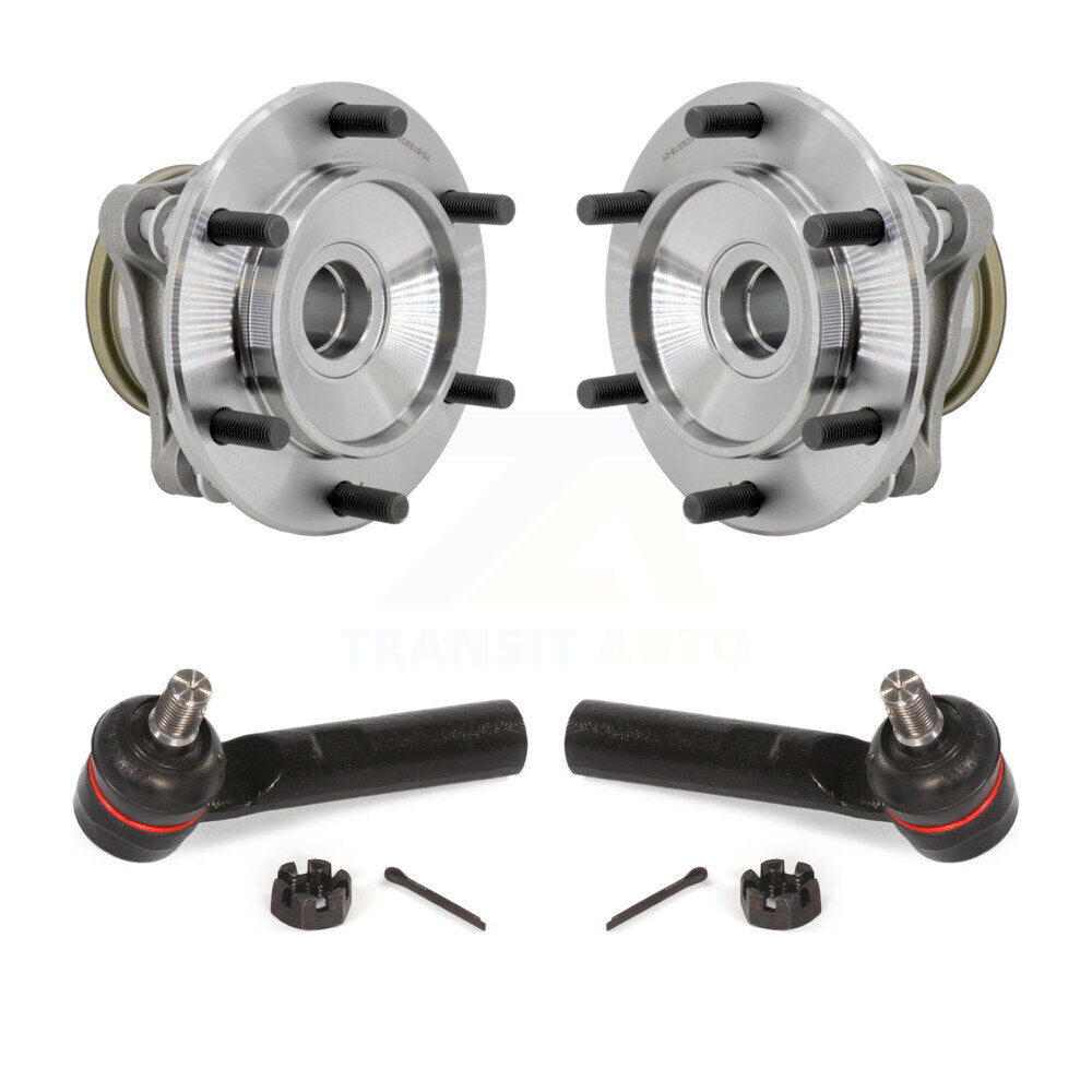 Wheel Bearing And Tie Rod End Front Kit For Toyota 4Runner FJ Cruiser RWD