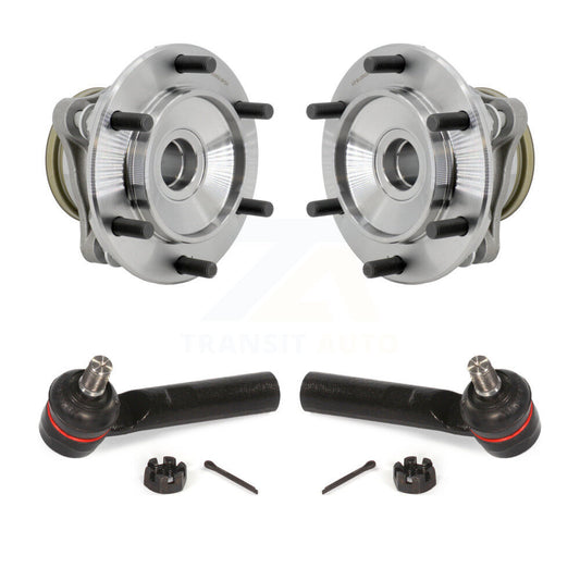 Wheel Bearing And Tie Rod End Front Kit For Toyota 4Runner FJ Cruiser RWD
