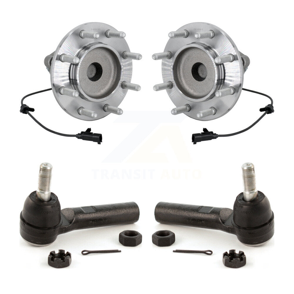 Wheel Bearing And Tie Rod End Front Kit For GMC Savana 3500 Chevrolet Express