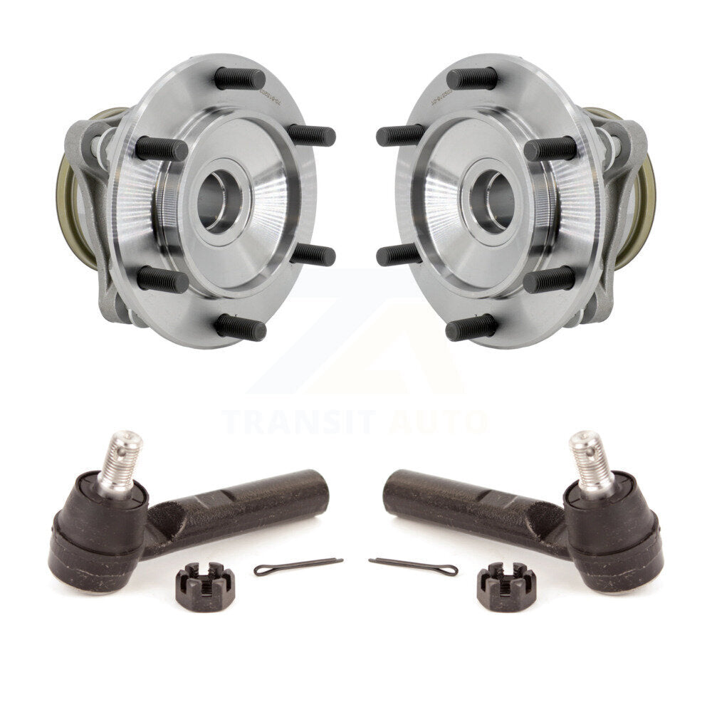Wheel Bearing And Tie Rod End Front Kit For Toyota Tacoma 4Runner