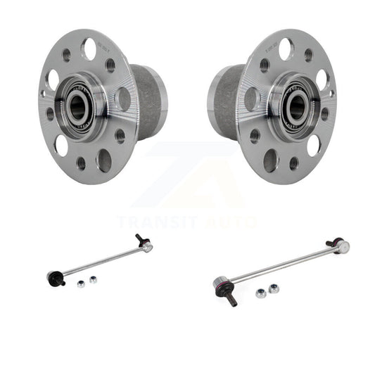 Hub Bearing Assembly & Link Front Kit For Mercedes-Benz C300 E350 C350 C250 E550