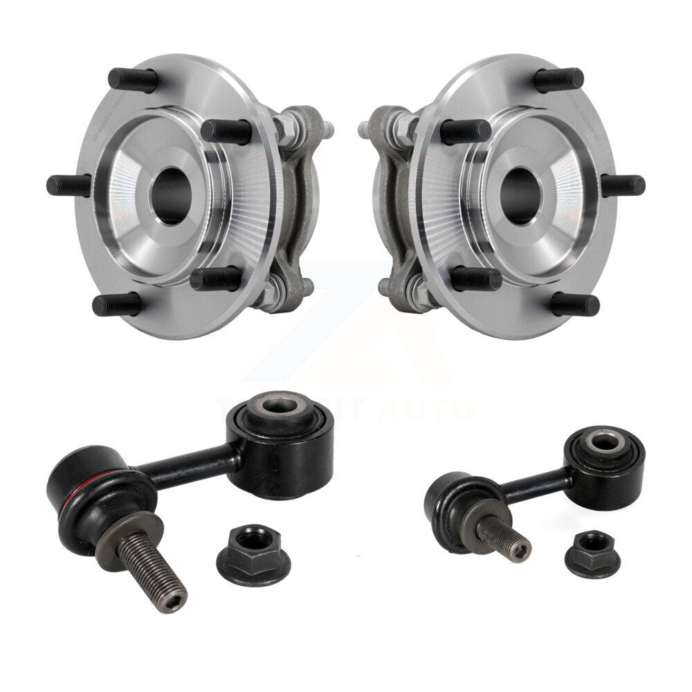 Hub Bearing Assembly And Link Front Kit For Toyota Tundra Sequoia RWD