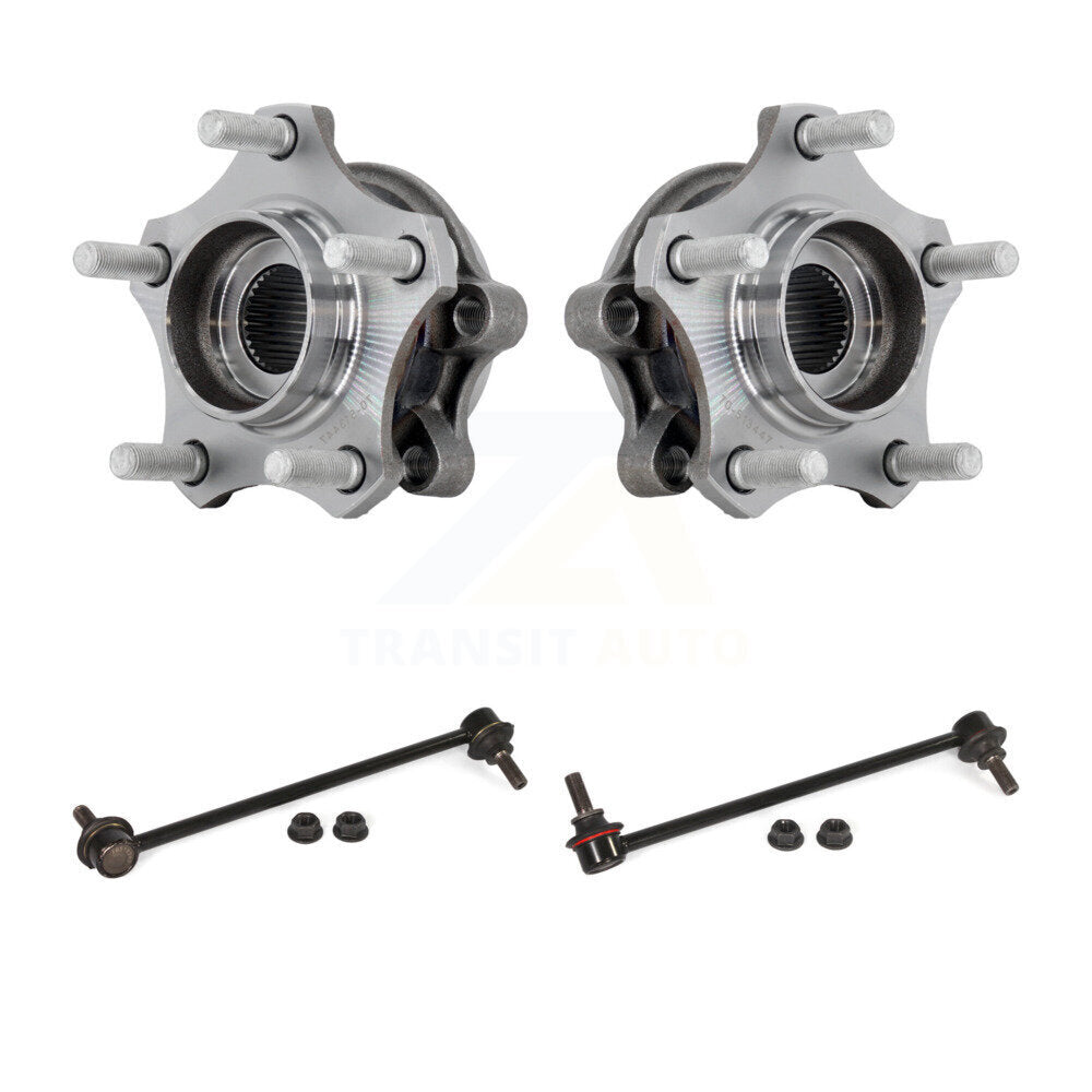 Hub Bearing Assembly And Link Front Kit For 2019-2023 Nissan Altima