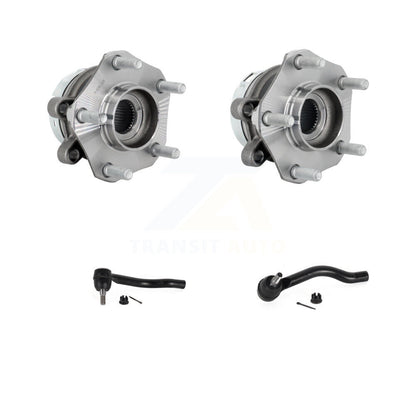 Wheel Bearing And Tie Rod End Front Kit For 2019-2024 Nissan Murano