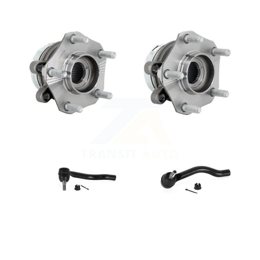 Wheel Bearing And Tie Rod End Front Kit For 2019-2024 Nissan Murano