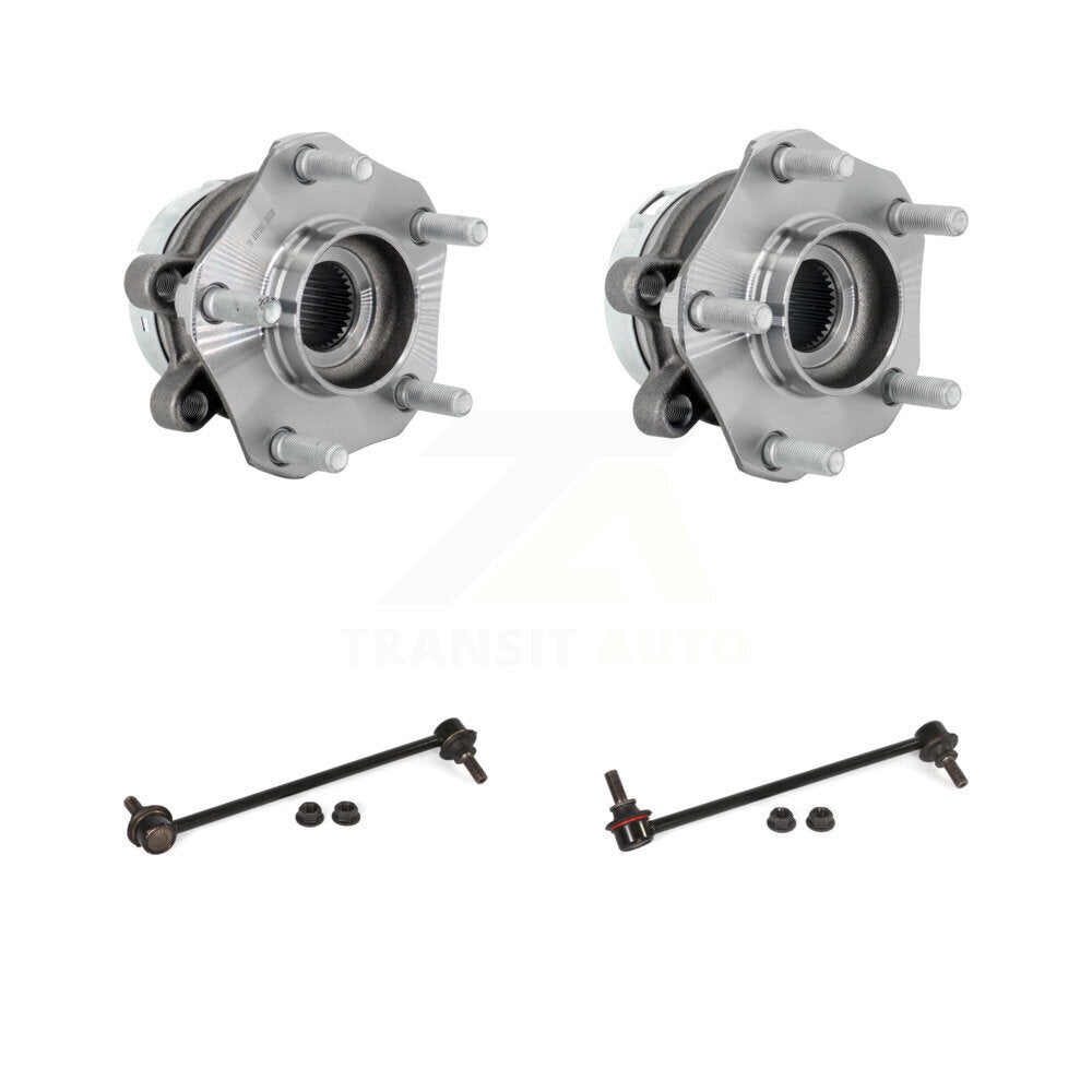 Hub Bearing Assembly And Link Front Kit For 2019-2024 Nissan Murano