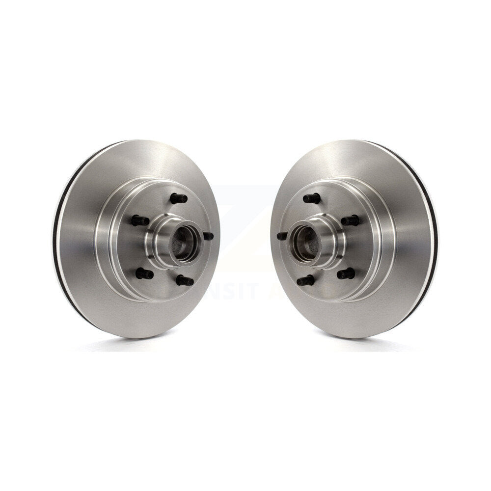 Disc Brake Rotors And Hub Assembly Front Pair For Chevrolet Astro GMC Safari