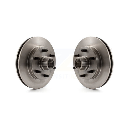 Disc Brake Rotors And Hub Front Pair For C2500 Chevrolet GMC Express 2500 Savana